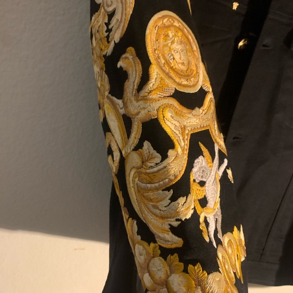 Versace Barocco Baroque denim jean jacket - Picture 3 of 16